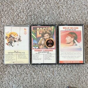 Vintage CBS Records Cassette Tapes